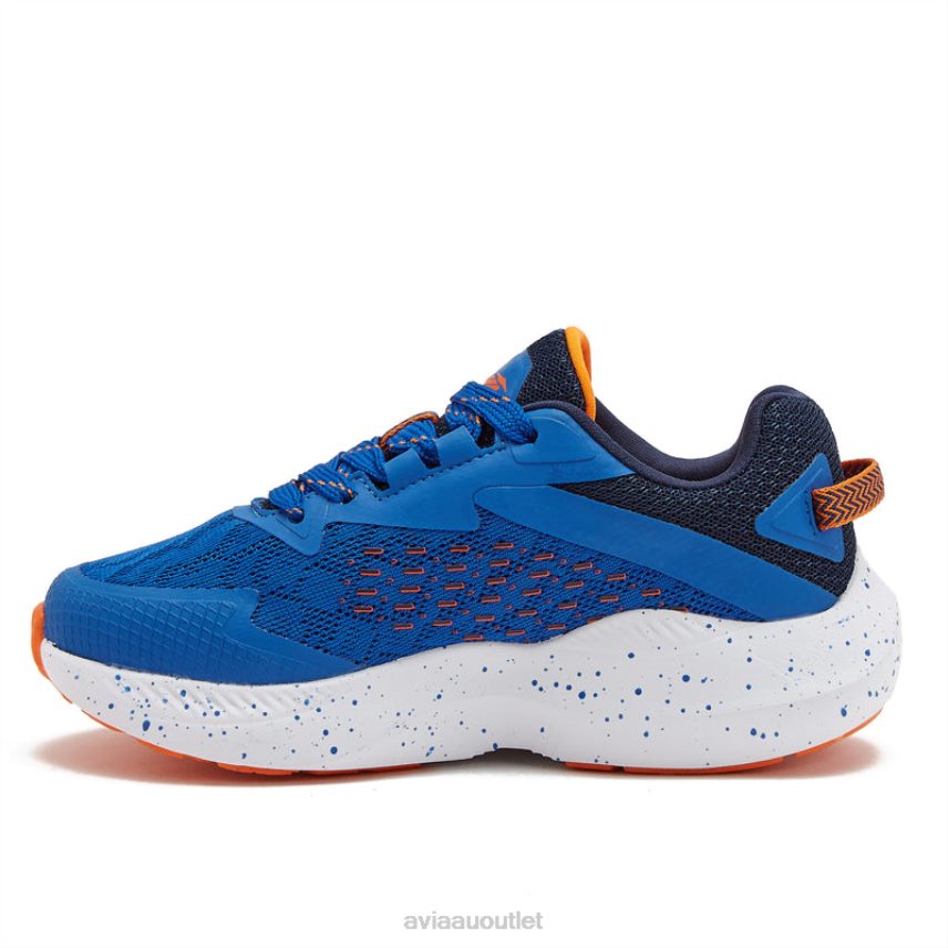 Boy's Avi-Storm Avia Medium Blue/Navy Blue/Orange Athletic Sneakers JJ8B0T84