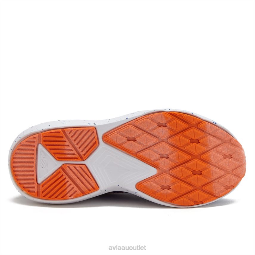 Boy's Avi-Storm Avia Medium Blue/Navy Blue/Orange Athletic Sneakers JJ8B0T84