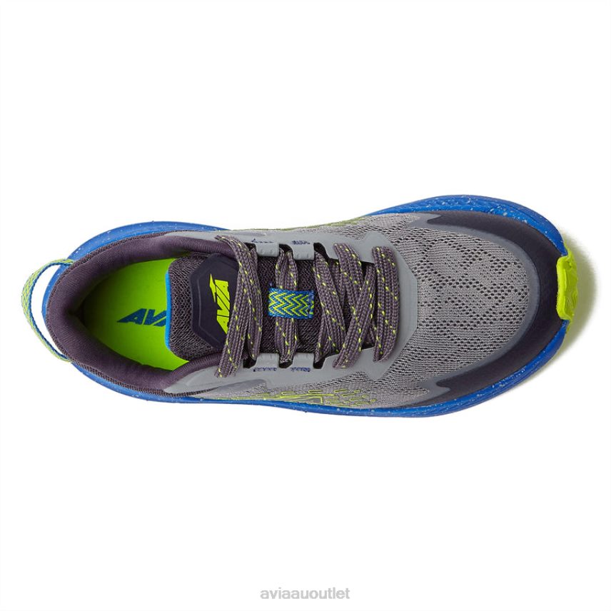 Boy's Avi-Storm Avia Medium Grey/Dark Grey/Medium Blue Athletic Sneakers JJ8B0T80