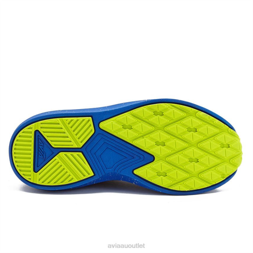 Boy's Avi-Storm Avia Medium Grey/Dark Grey/Medium Blue Athletic Sneakers JJ8B0T80