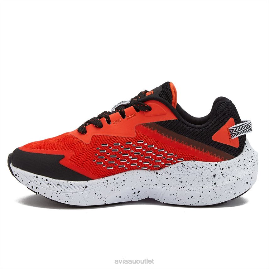 Boy's Avi-Storm Avia Red/Black Athletic Sneakers JJ8B0T81