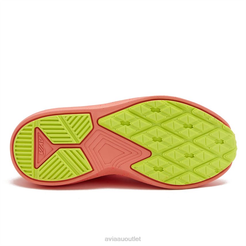 Girls's Avi-Storm Avia Dark Pink/Light Pink/Light Green Athletic Sneakers JJ8B0T92