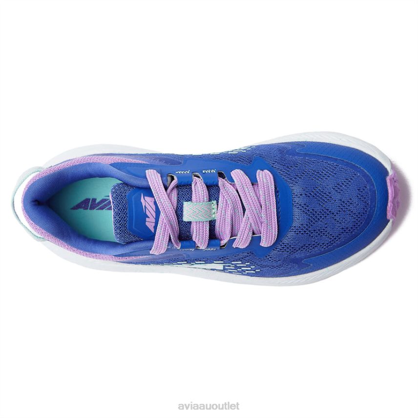Girls's Avi-Storm Avia Medium Blue/Light Purple/Teal Green Athletic Sneakers JJ8B0T93