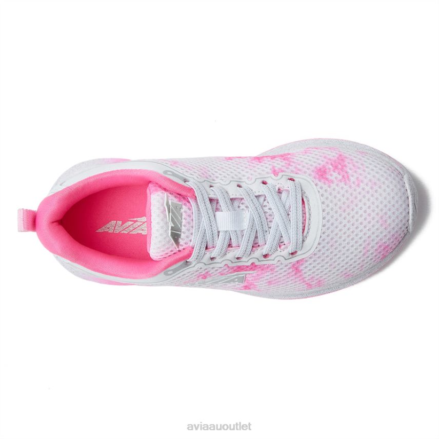 Girls's Avi-Factor 2.0 Avia Multicolor/Dark Pink/White Slip On Sneakers JJ8B0T101