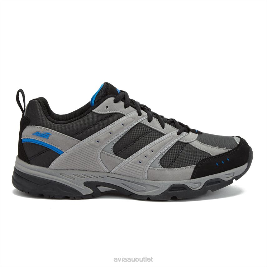 Men's Avi-Verge Avia Grey/Black/Blue Cross Training JJ8B0T61