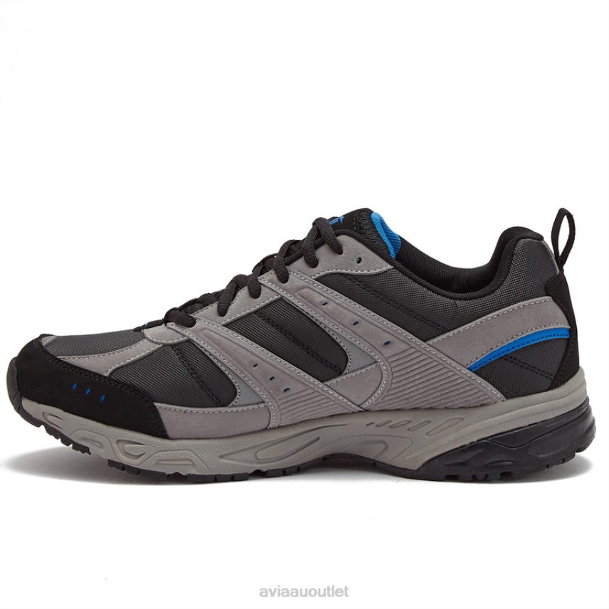 Men's Avi-Verge Avia Grey/Black/Blue Cross Training JJ8B0T61