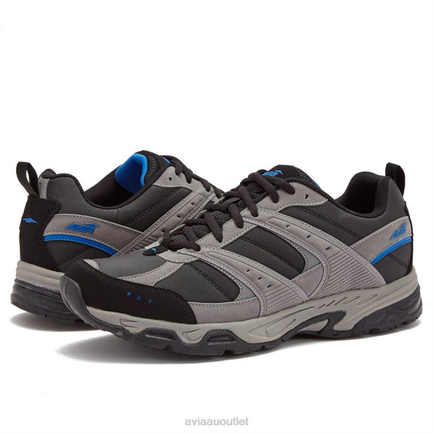 Men's Avi-Verge Avia Grey/Black/Blue Cross Training JJ8B0T61