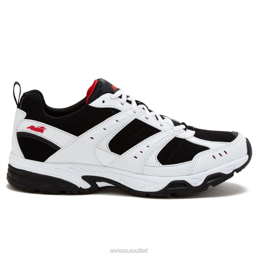 Men's Avi-Verge Avia White/Black/Fire Cross Training JJ8B0T59