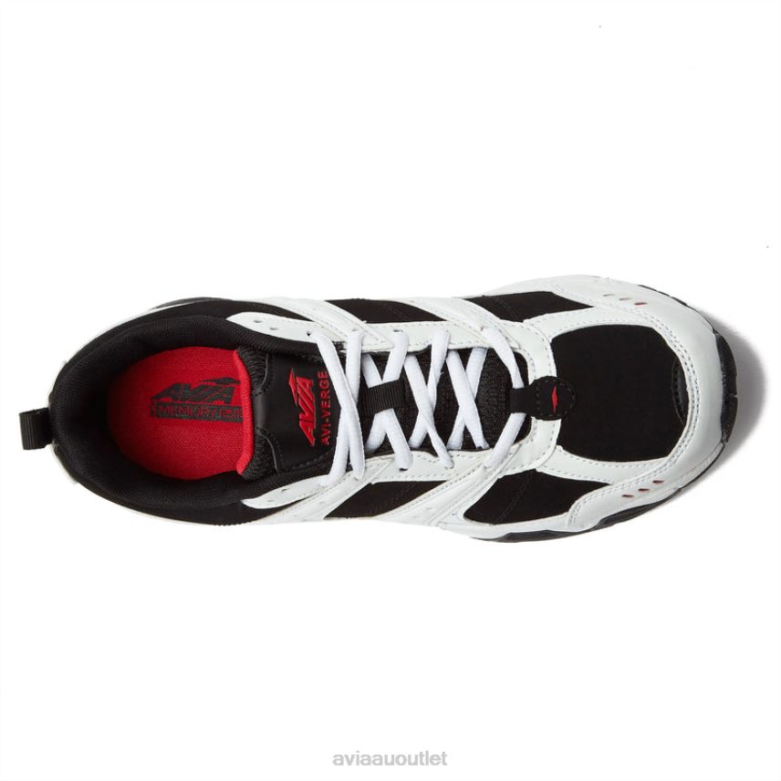 Men's Avi-Verge Avia White/Black/Fire Cross Training JJ8B0T59