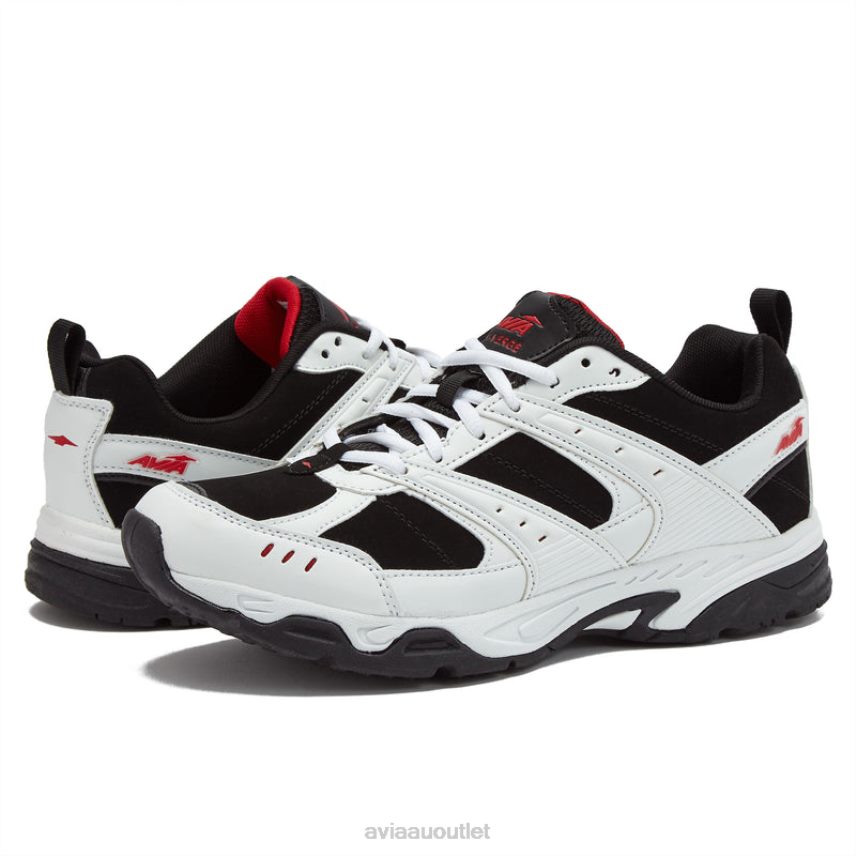 Men's Avi-Verge Avia White/Black/Fire Cross Training JJ8B0T59