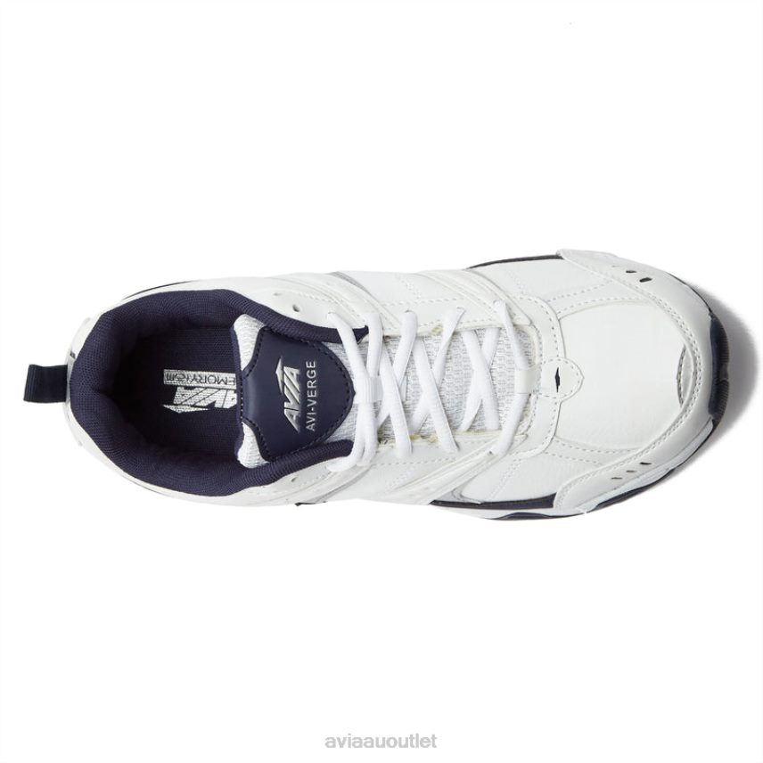 Men's Avi-Verge Avia White/Rich Navy Cross Training JJ8B0T58