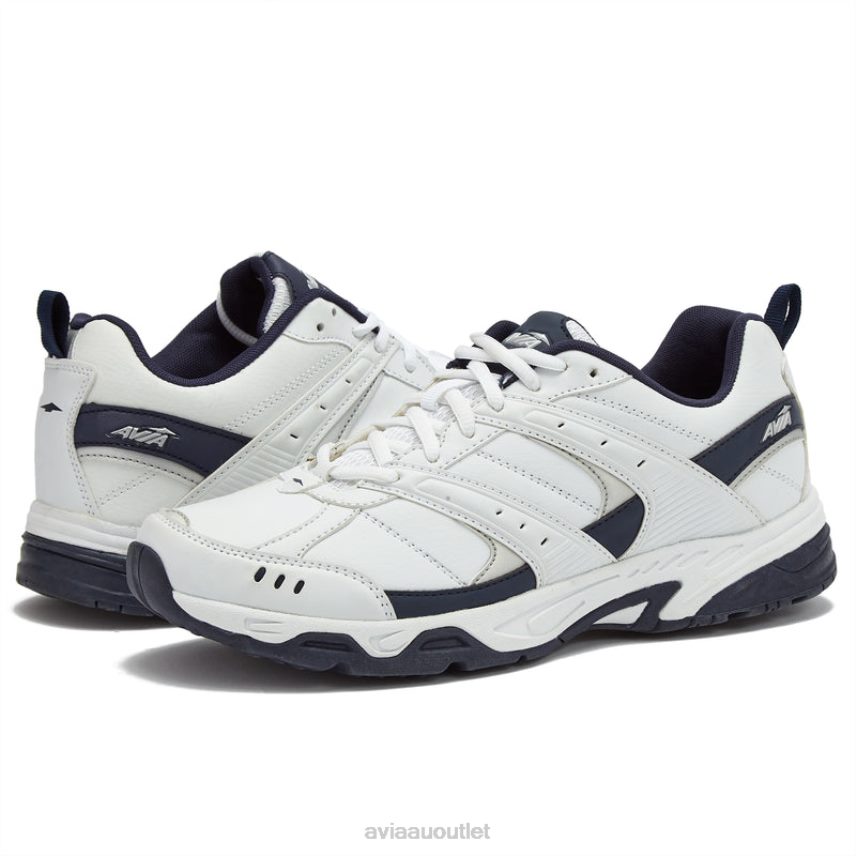 Men's Avi-Verge Avia White/Rich Navy Cross Training JJ8B0T58