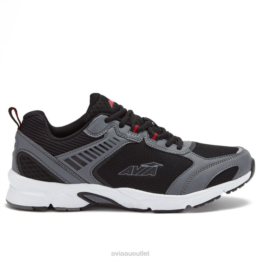 Men's Avi-Forte 2.0 Avia Black/Dark Grey/Red Running JJ8B0T63