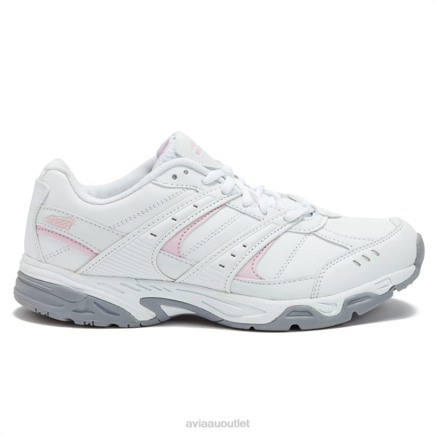 Women's Avi-Verge Avia Bright White/Silver/Steel Grey Cross Training JJ8B0T37