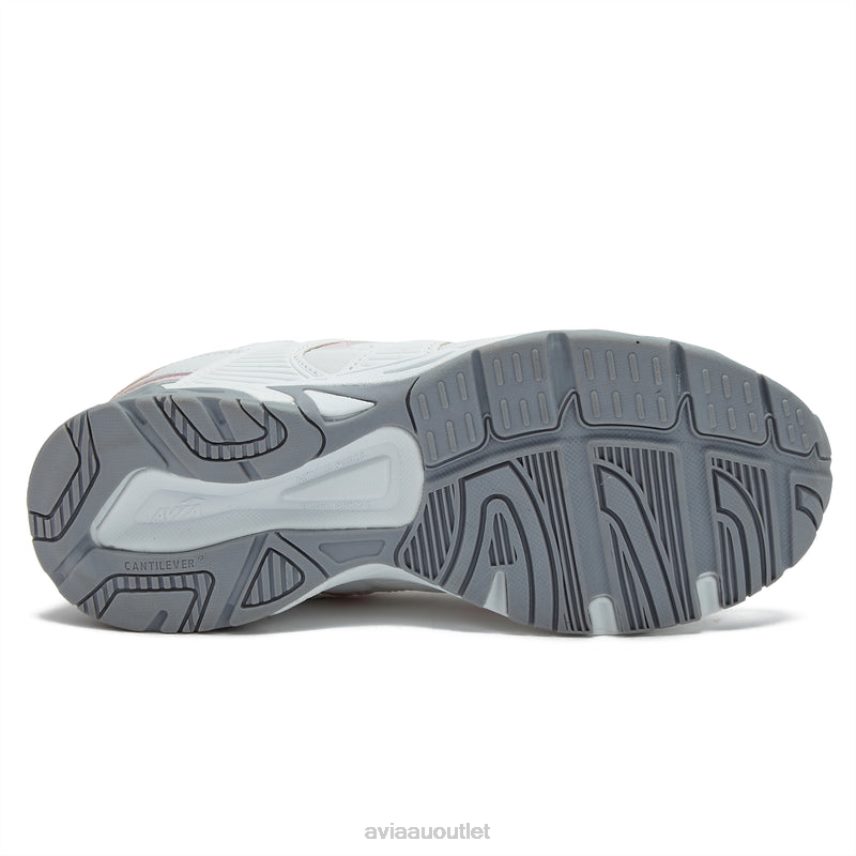 Women's Avi-Verge Avia Bright White/Silver/Steel Grey Cross Training JJ8B0T37