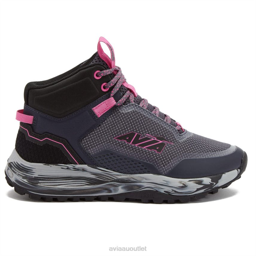 Women's Avi-Grit Avia Dark Grey/Dark Pink/Medium Grey Hiking JJ8B0T3