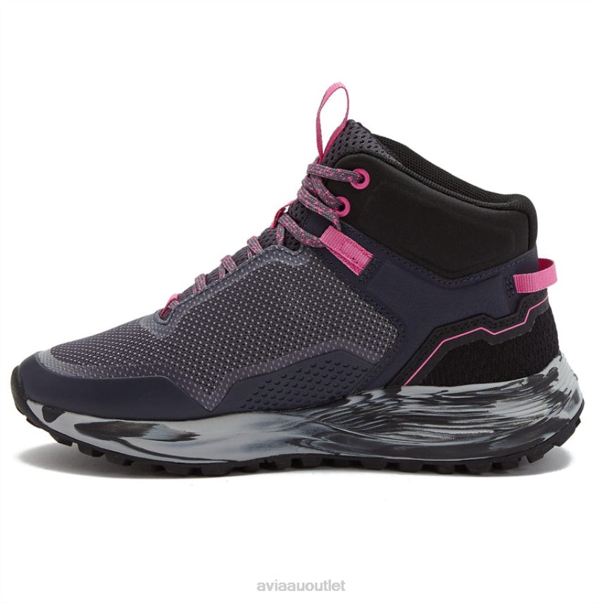Women's Avi-Grit Avia Dark Grey/Dark Pink/Medium Grey Hiking JJ8B0T3