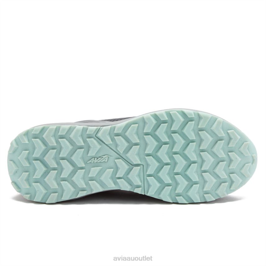 Women's Avi-Grit Avia Dark Grey/Medium Grey/Teal Green Hiking JJ8B0T2