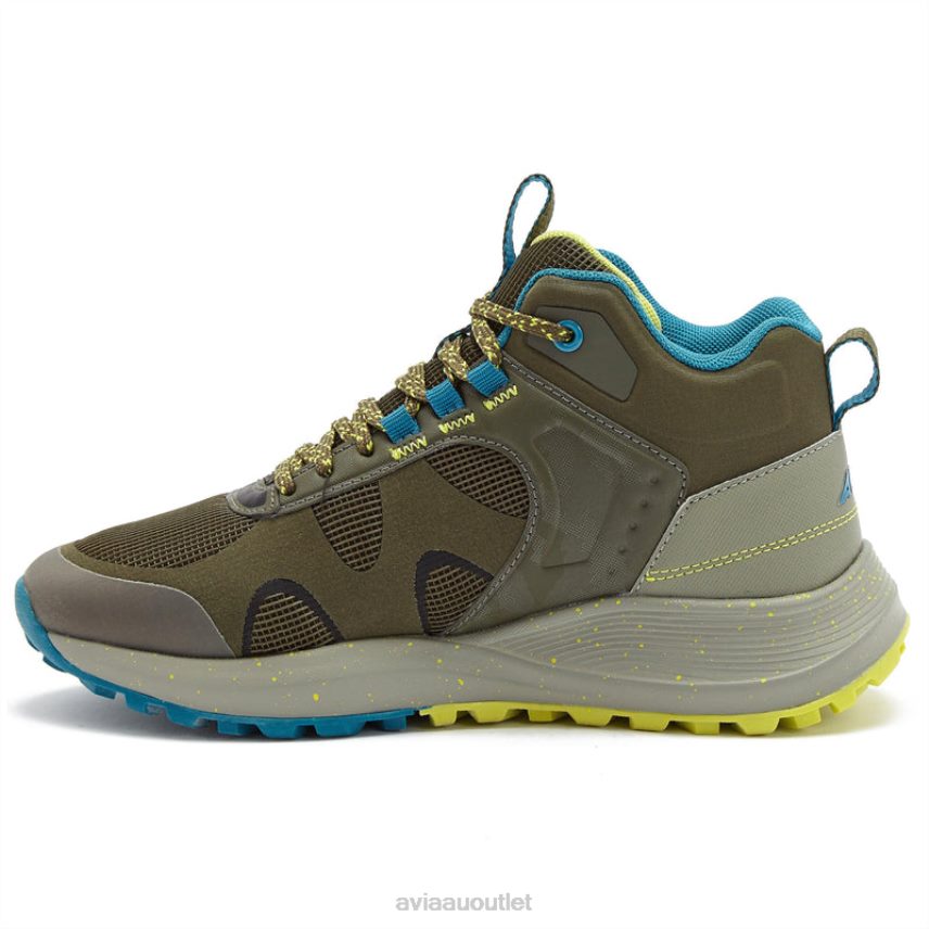 Women's Avi-Vamp Avia Dark Green/Light Green/Medium Blue Hiking JJ8B0T4