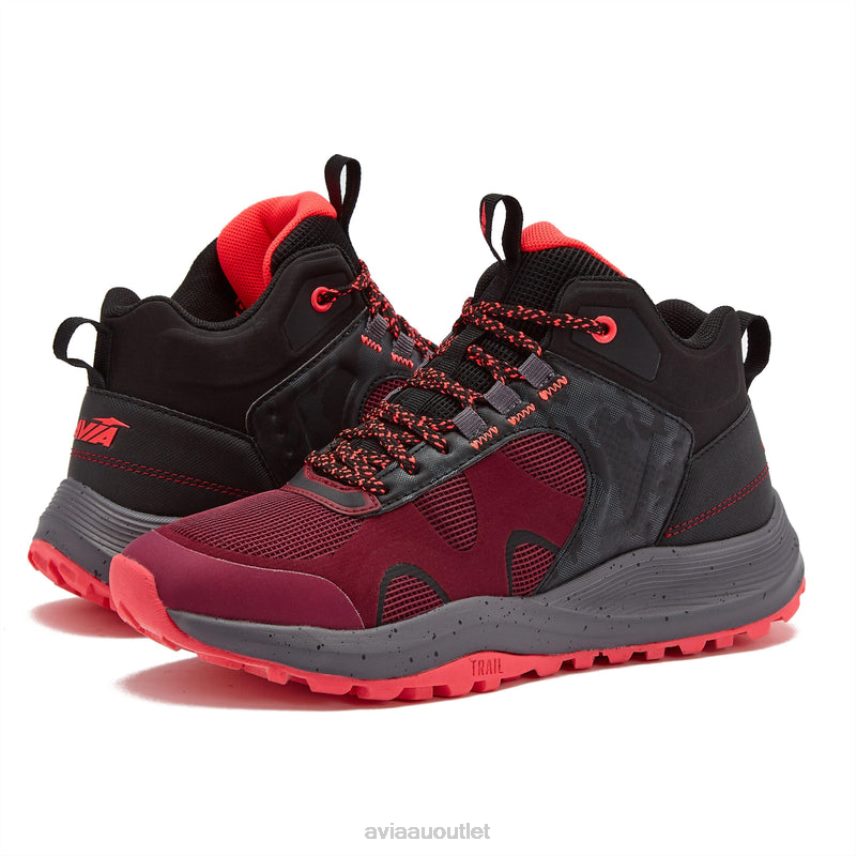 Women's Avi-Vamp Avia Dark Purple/Black/Dark Pink Hiking JJ8B0T7