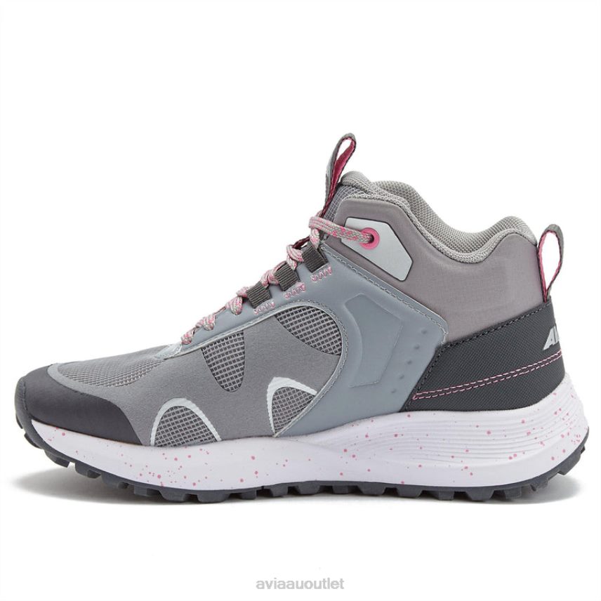 Women's Avi-Vamp Avia Medium Grey/Dark Pink/Silver Grey Hiking JJ8B0T5