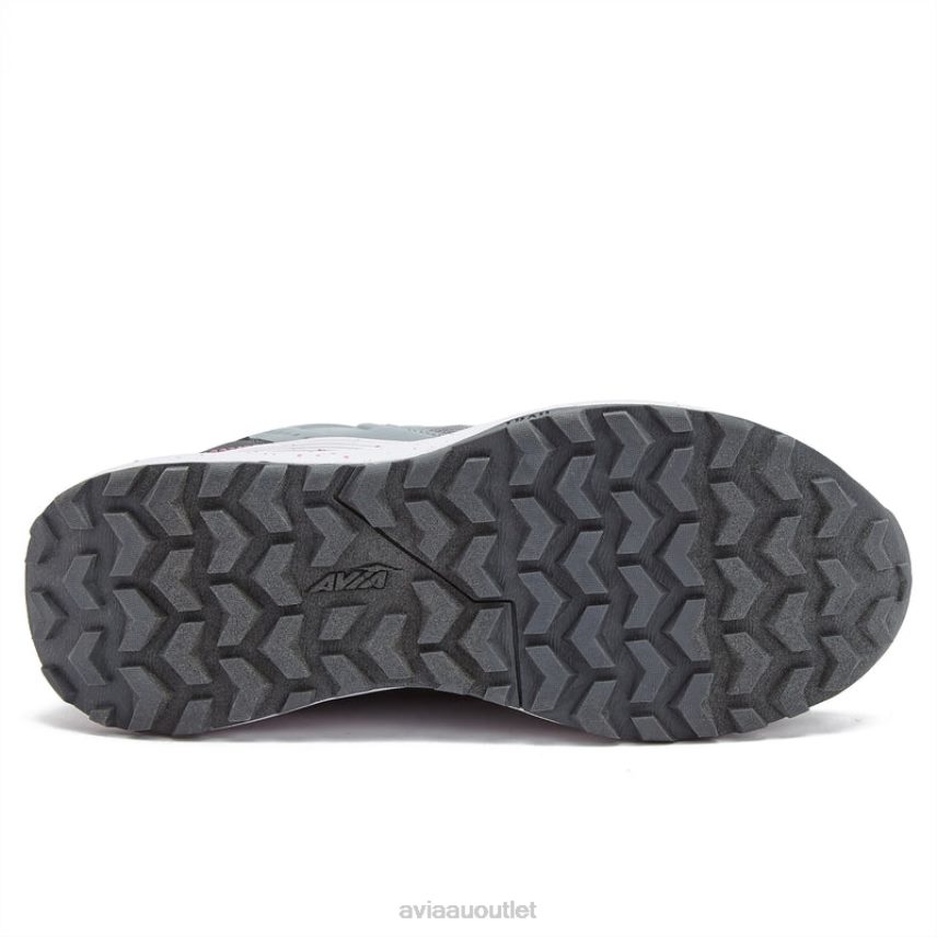 Women's Avi-Vamp Avia Medium Grey/Dark Pink/Silver Grey Hiking JJ8B0T5