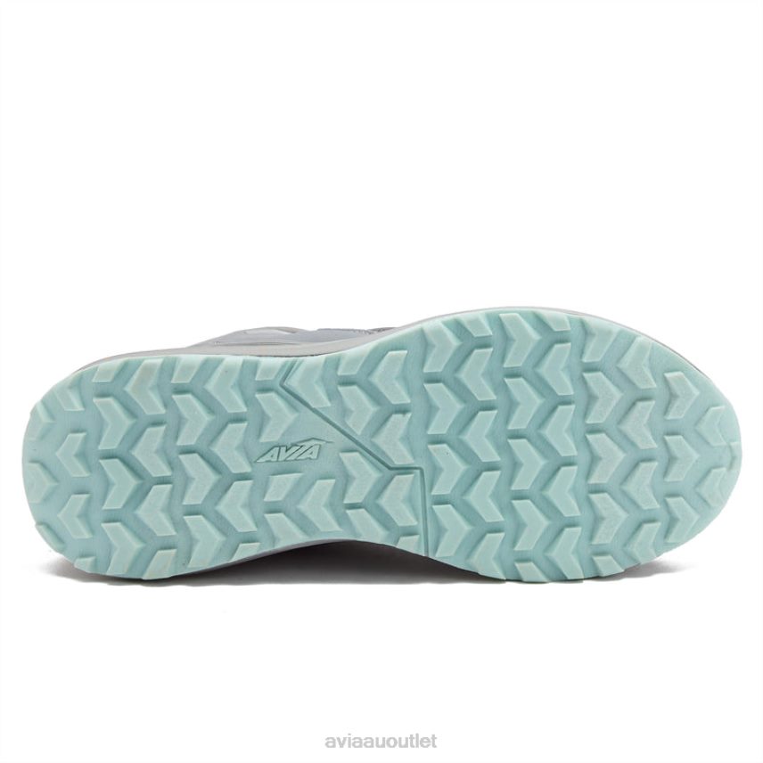 Women's Avi-Vamp Avia Medium Grey/Light Pink/Teal Green Hiking JJ8B0T6