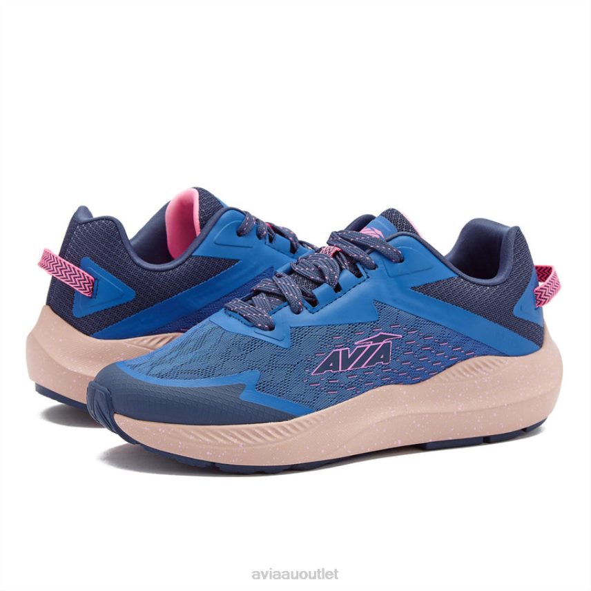 Women's Avi-Storm Avia Navy Blue/Medium Blue/Dark Pink Running JJ8B0T26