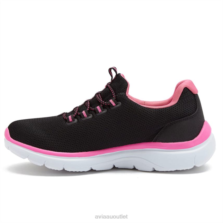 Women's Avi-Junction Avia Black/Dark Pink/Silver Grey Sneakers JJ8B0T20