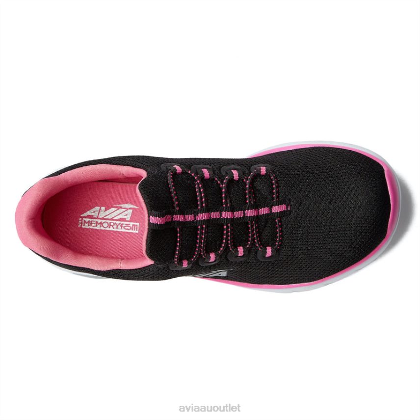 Women's Avi-Junction Avia Black/Dark Pink/Silver Grey Sneakers JJ8B0T20
