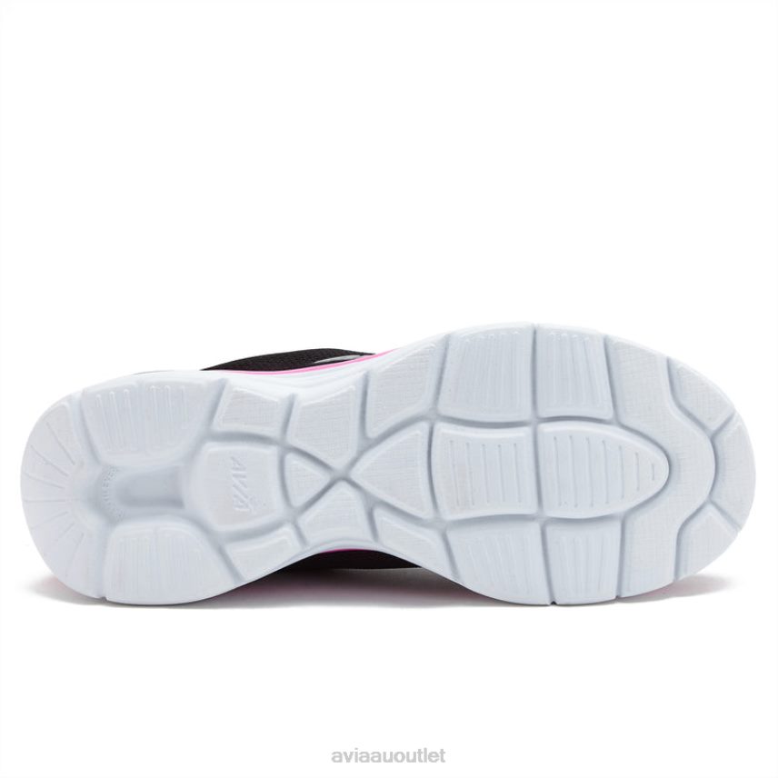 Women's Avi-Junction Avia Black/Dark Pink/Silver Grey Sneakers JJ8B0T20