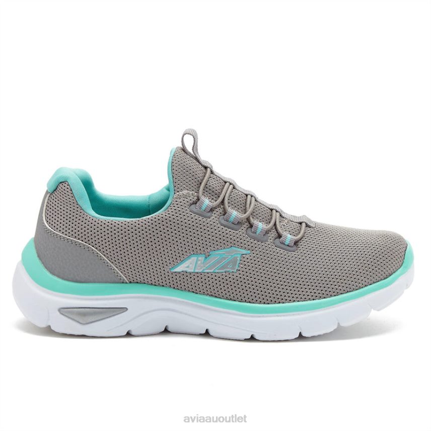Women's Avi-Junction Avia Medium Grey/Light Blue/Silver Grey Sneakers JJ8B0T17