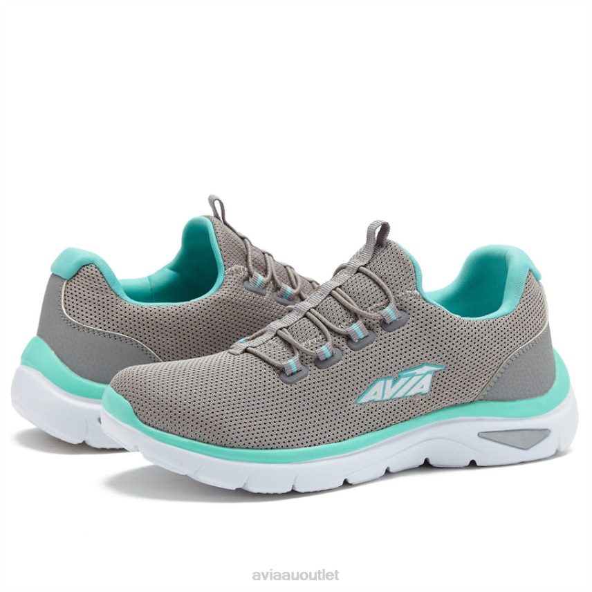 Women's Avi-Junction Avia Medium Grey/Light Blue/Silver Grey Sneakers JJ8B0T17