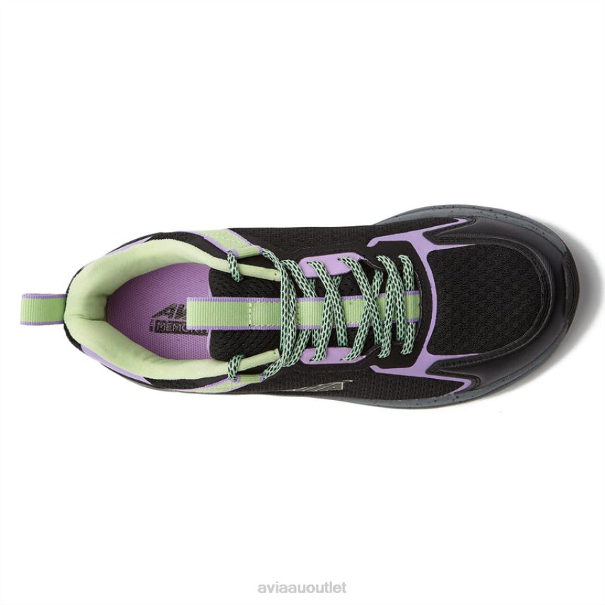 Women's Avi-Canyon Avia Black/Light Purple/Light Green Trail & Walking JJ8B0T9