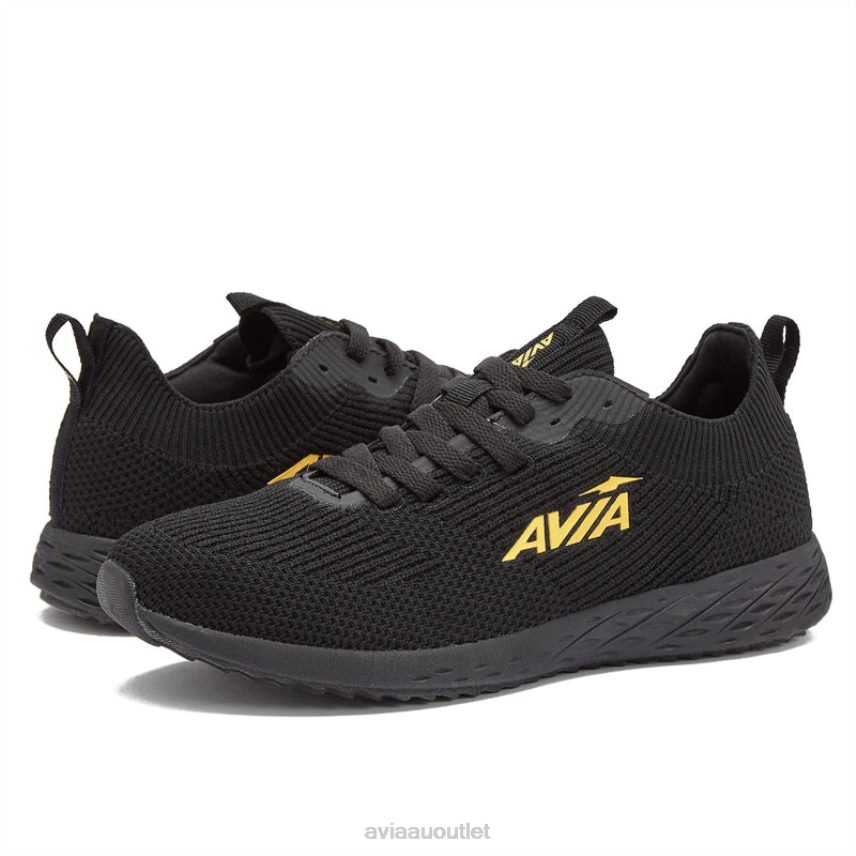 Women's Avi-Helix Avia Black/Yellow Trail & Walking JJ8B0T30