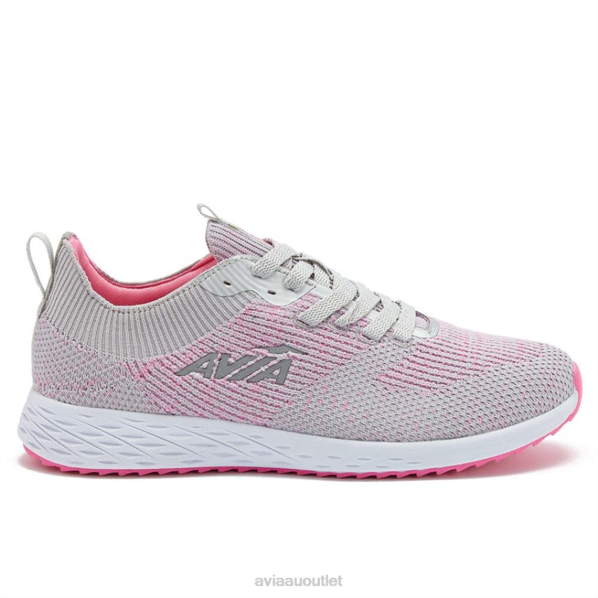Women's Avi-Helix Avia Silver Grey/Dark Pink Trail & Walking JJ8B0T29