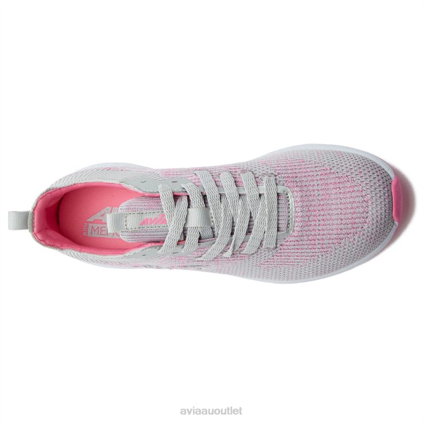 Women's Avi-Helix Avia Silver Grey/Dark Pink Trail & Walking JJ8B0T29