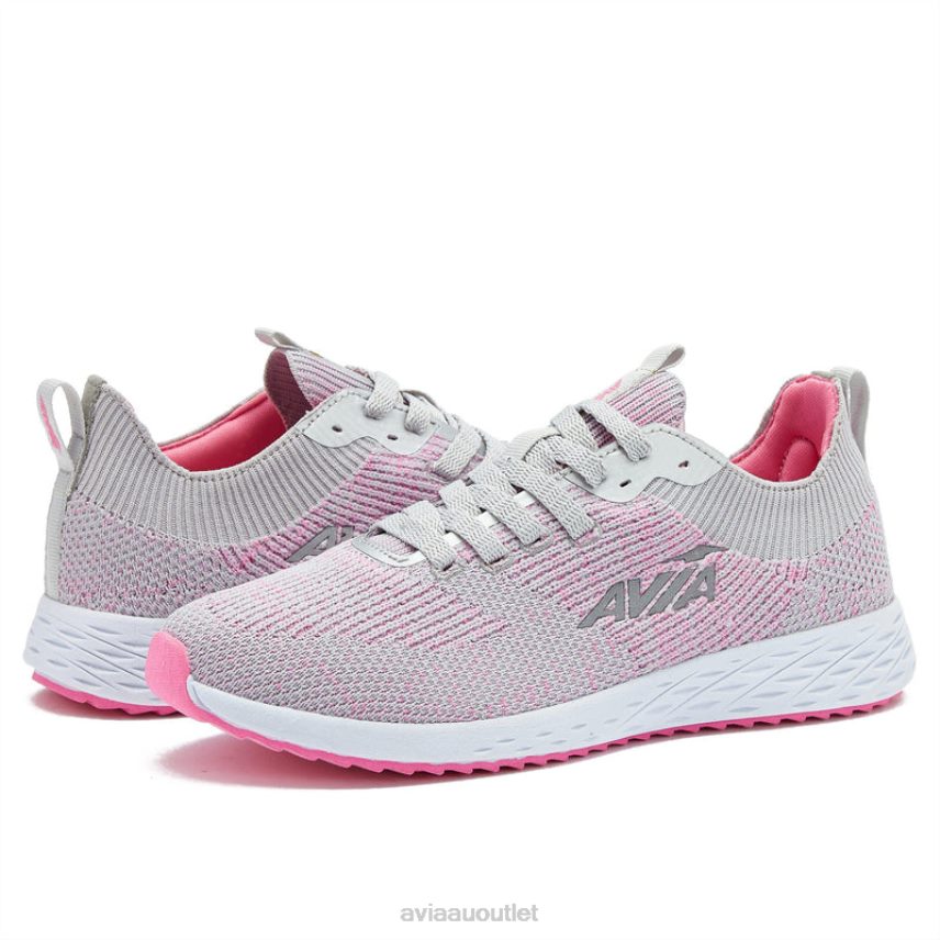 Women's Avi-Helix Avia Silver Grey/Dark Pink Trail & Walking JJ8B0T29
